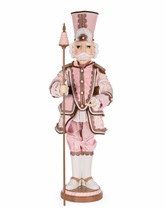 96 CM PINK FABRIC NUTCRACKER WITH STAFF