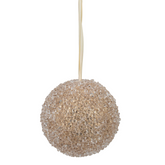 12cm Encrusted Gold Ball