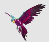 Amorina Sequin Flying Parrot Small