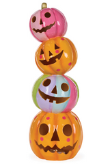 JACK-O-LANTERN PUMPKIN STACK. 51cm
