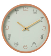 Bach Wall Drink 'Oh' Clock 30.5cm