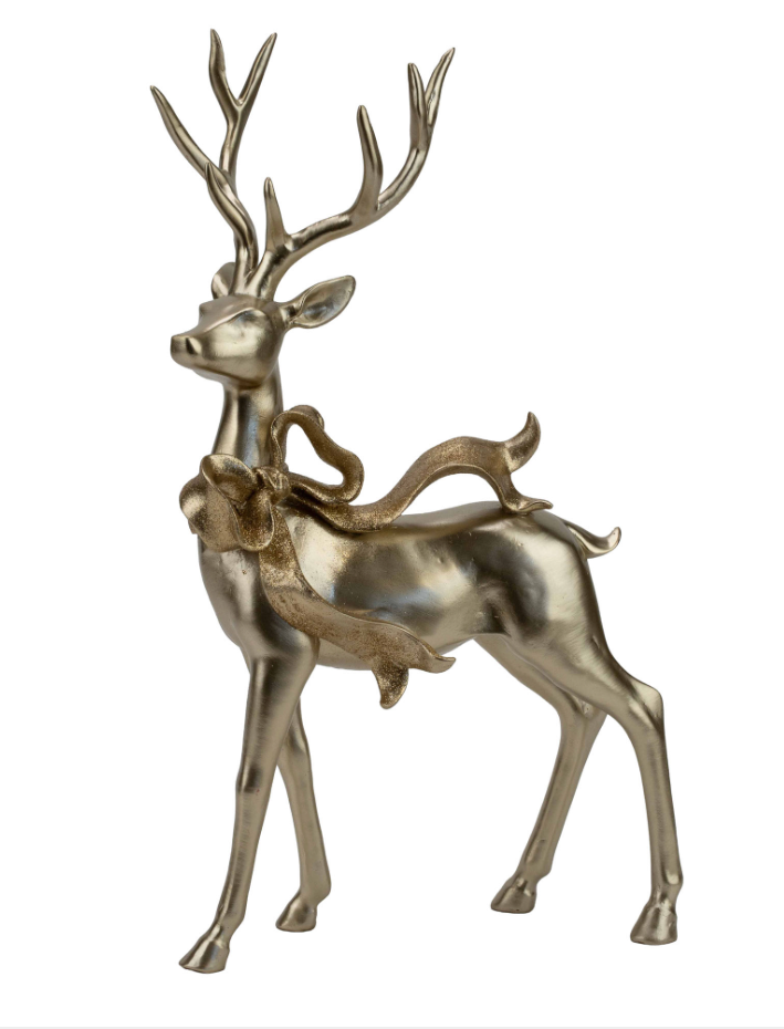Champagne Standing Deer 45cm