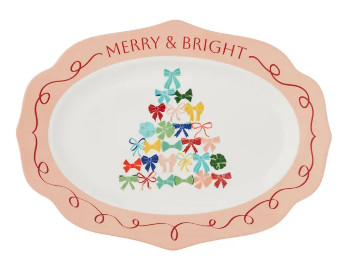 Bow Tree Oval  Platter 35cm