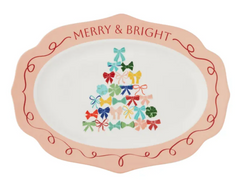 Bow Tree Oval  Platter 35cm