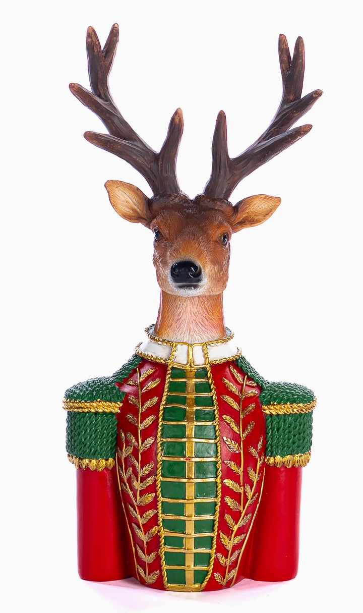 Nutcracker Deer Bust 31cm